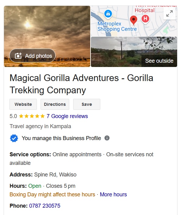 Magical Gorilla Adventures Business Reviews
