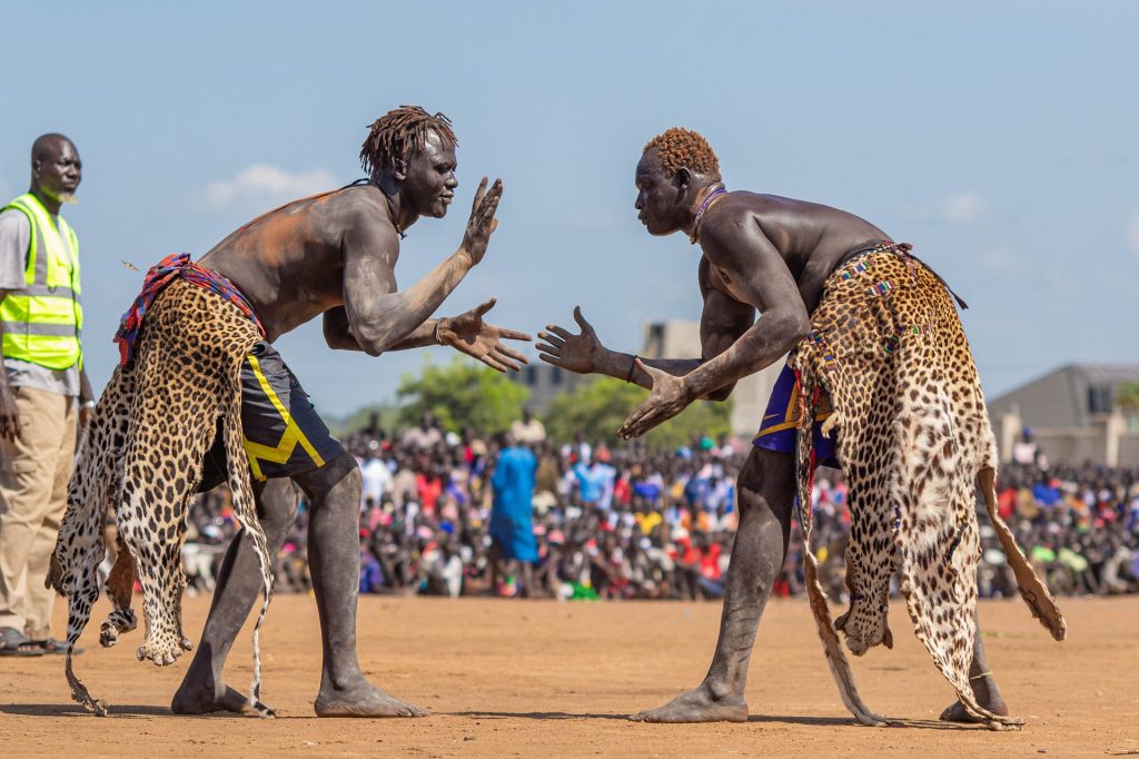 Traditional Wrestling at Bor Freedom Square - South Sudan's Cultural Sport